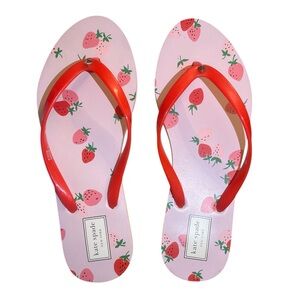 Kate Spade New Fiji Strawberry Flip Flops